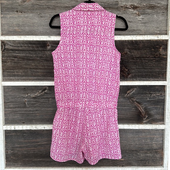 Michael Kors pink printed mini romper playsuit Small - Picture 4 of 12